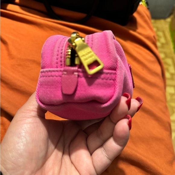Prada Fuchsia Canvas Pouch - Picture 4 of 9